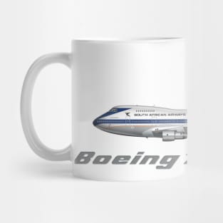 Classic South African Airways 747-SP-44 Mug